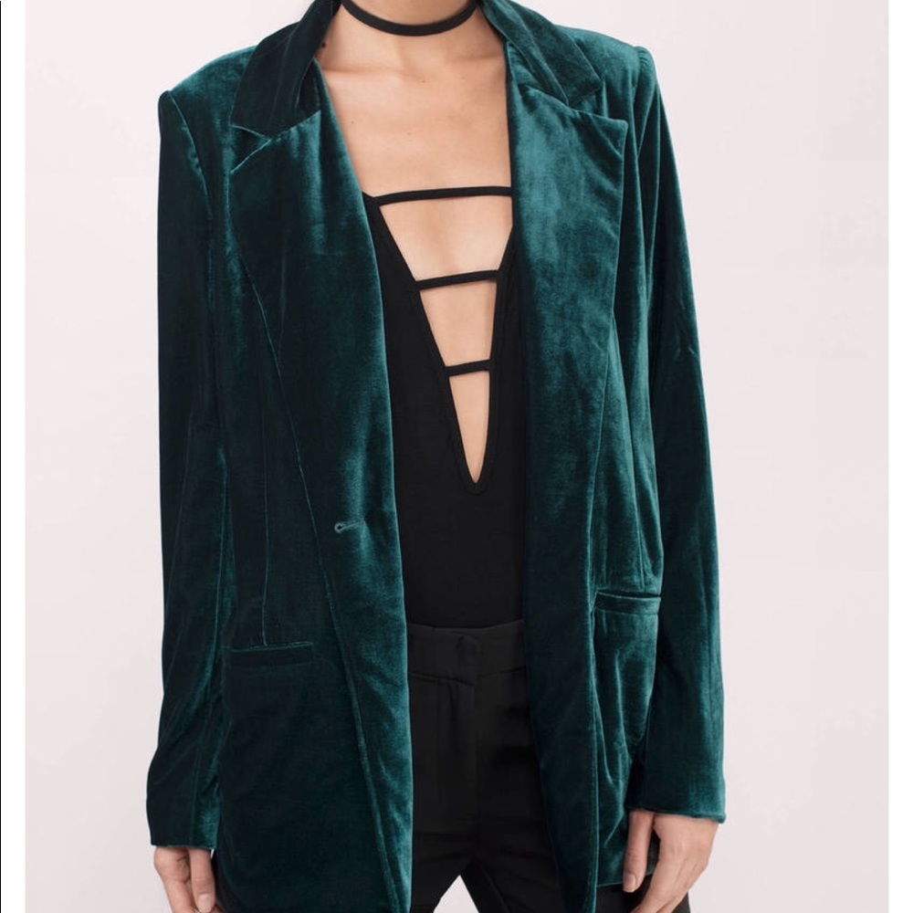 Velvet blazer